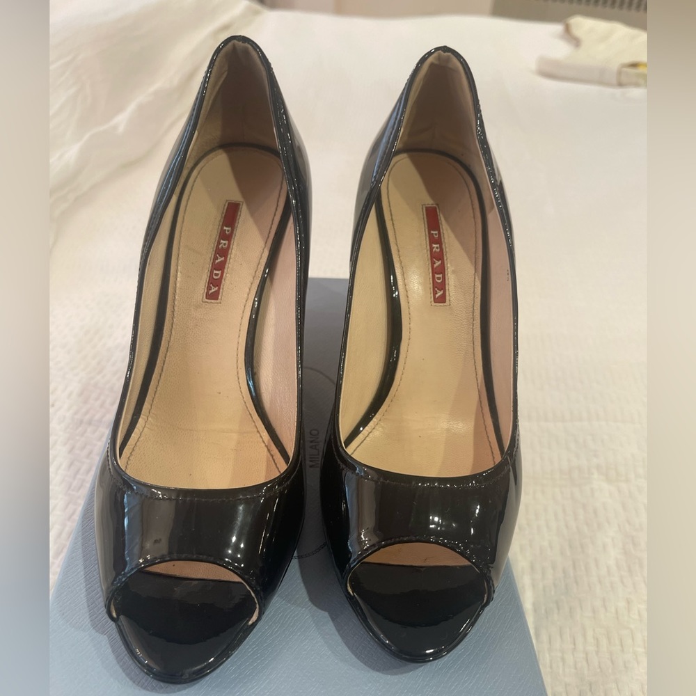 Prada wedges